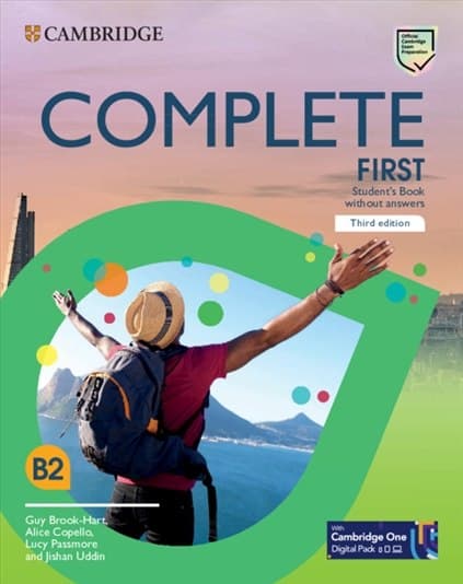 Обкладника "Complete First (3rd Edition). Student's Book without answers" Обкладинка "Complete First (3rd Edition). Student's Book without answers"