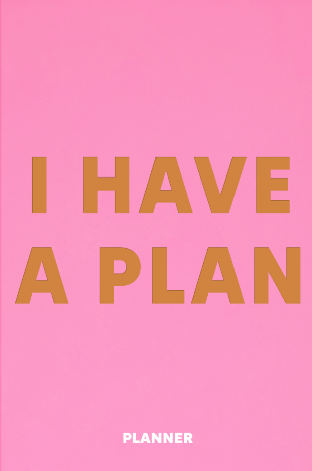Обкладника "Блокнот для планування «I HAVE A PLAN mini» рожевий" Обкладинка "Блокнот для планування «I HAVE A PLAN mini» рожевий"