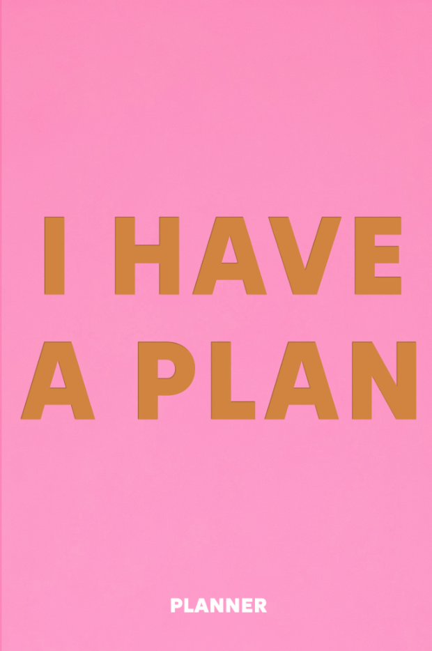 Блокнот для планування «I HAVE A PLAN mini» рожевий