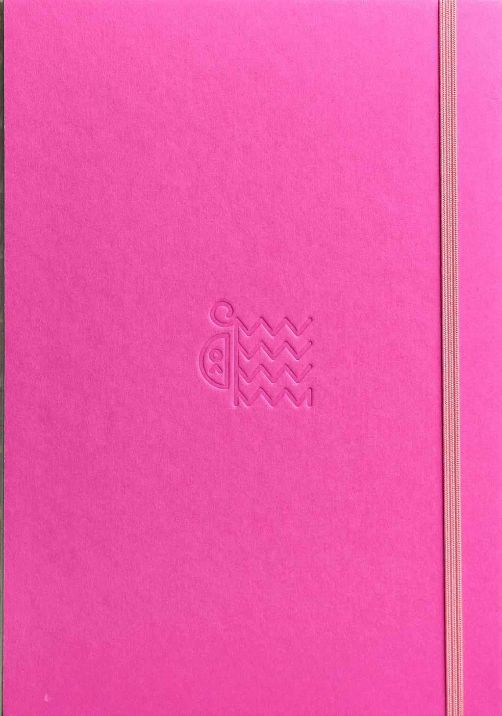 Обкладника "Скетчбук  «Яскраво-рожевий»" - 1 Фото Превью "Скетчбук  «Яскраво-рожевий»" - Фото №1