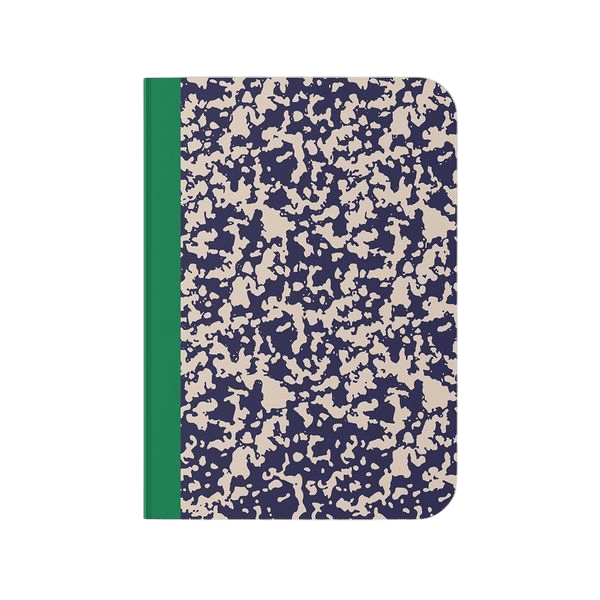 Блокнот у крапочку «Exited» синій