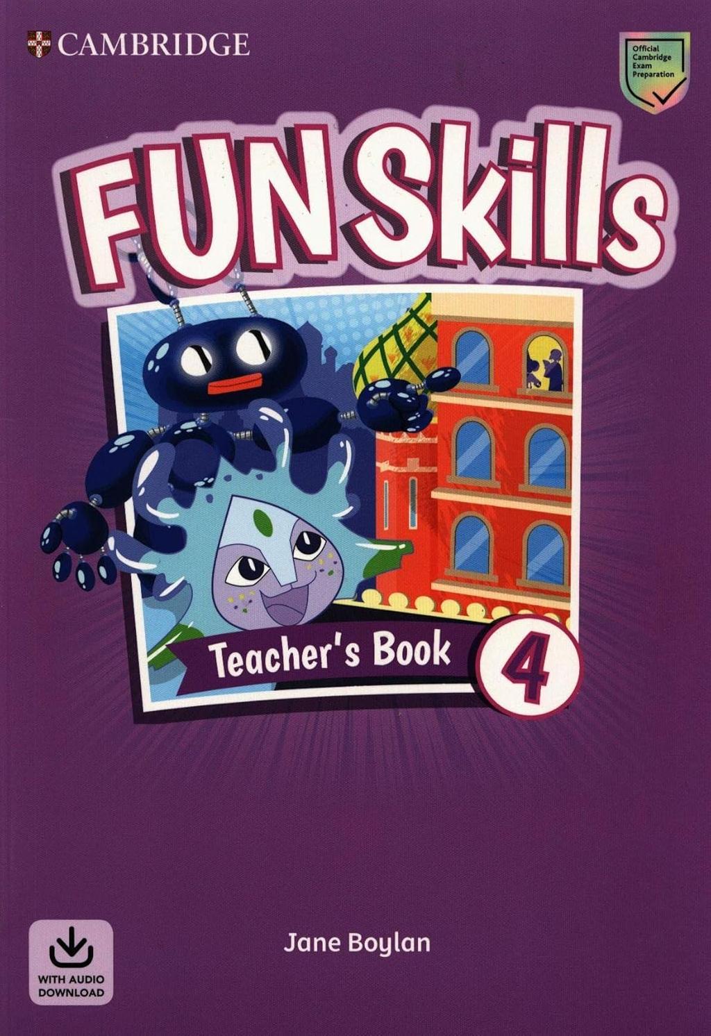 Обкладника "Fun Skills Level 4. Teacher's Book with Audio Download" Обкладинка "Fun Skills Level 4. Teacher's Book with Audio Download"