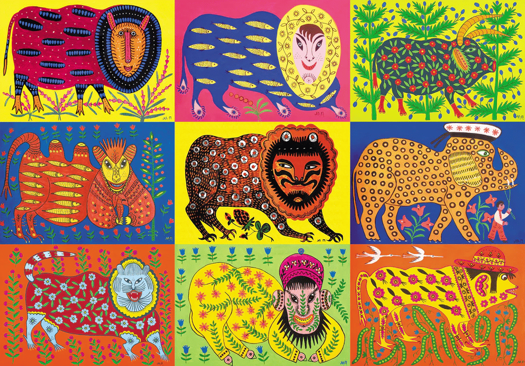 Обкладника "Пазл дерев'яний «Звірі Примаченко»" - 1 Фото Превью "Пазл дерев'яний «Звірі Примаченко»" - Фото №1