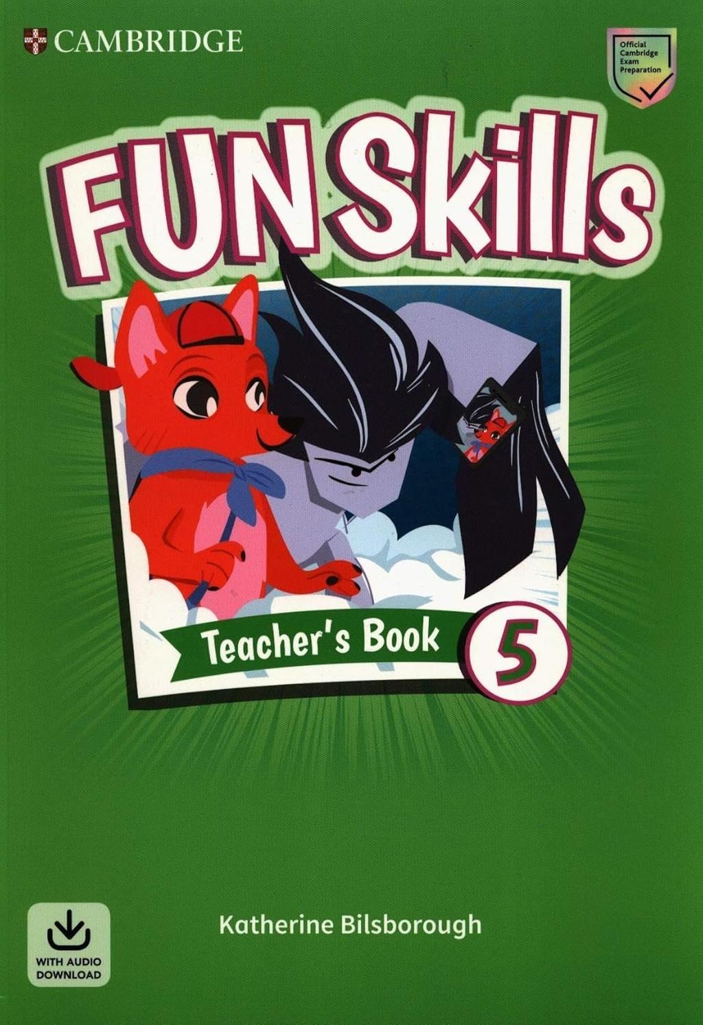 Обкладника "Fun Skills Level 5. Teacher's Book with Audio Download" Обкладинка "Fun Skills Level 5. Teacher's Book with Audio Download"