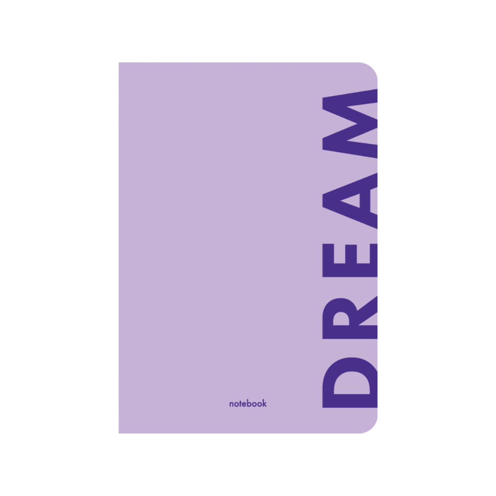 Обкладника "Блокнот "Dream" фіолетовий" Обкладинка "Блокнот "Dream" фіолетовий"