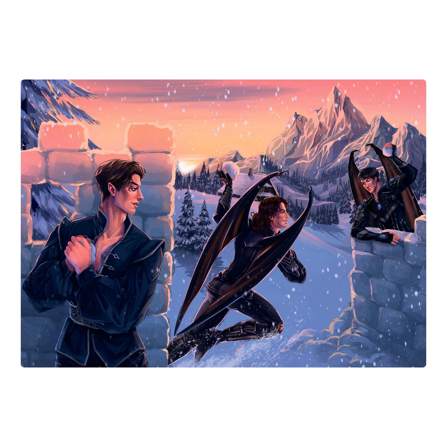 Листівка «Двір холоду і зоряного сяйва»