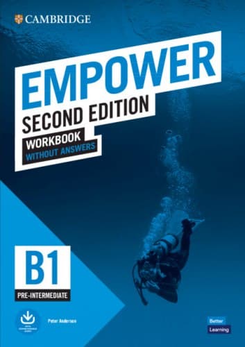 Обкладника "Cambridge English Empower (2nd Edition). B1 Pre-Intermediate. Workbook without Answers" Обкладинка "Cambridge English Empower (2nd Edition). B1 Pre-Intermediate. Workbook without Answers"
