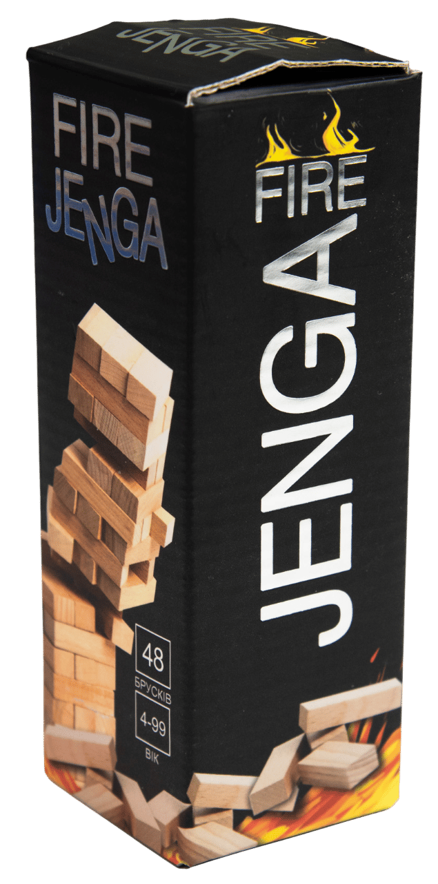Настільна гра «Fire Jenga 48 брусків»