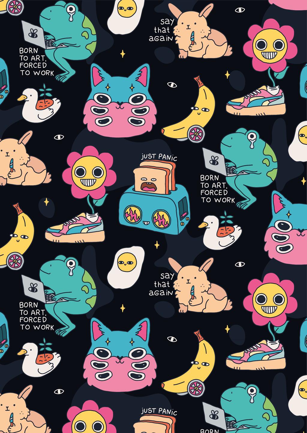 Обкладника "Скетчбук «Паніка» на пружині A4" - 1 Фото Превью "Скетчбук «Паніка» на пружині A4" - Фото №1