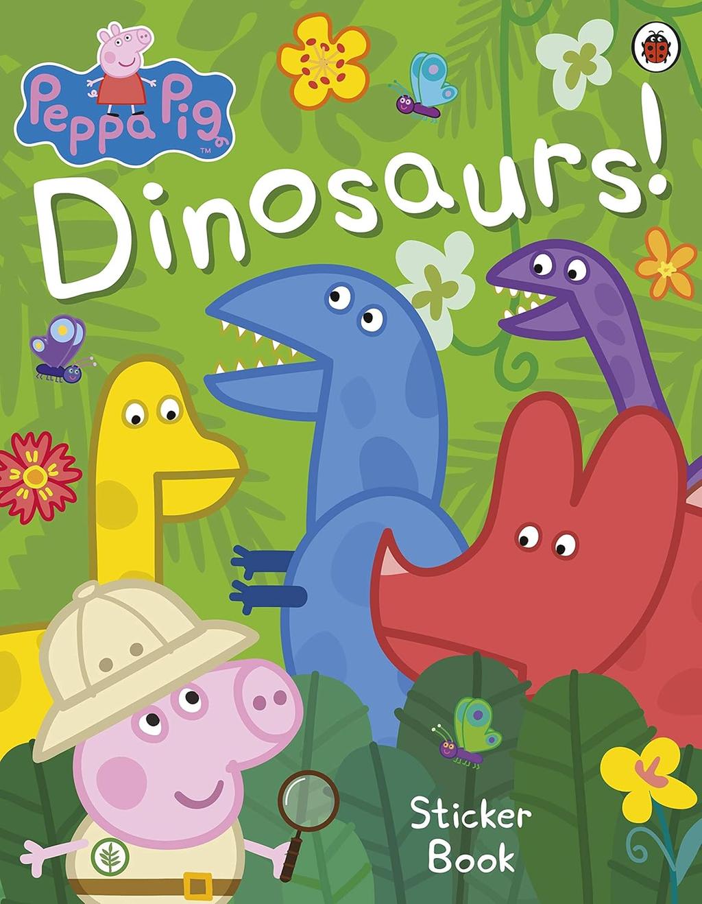Обкладника "Peppa Pig: Dinosaurs! Sticker Book" Обкладинка "Peppa Pig: Dinosaurs! Sticker Book"