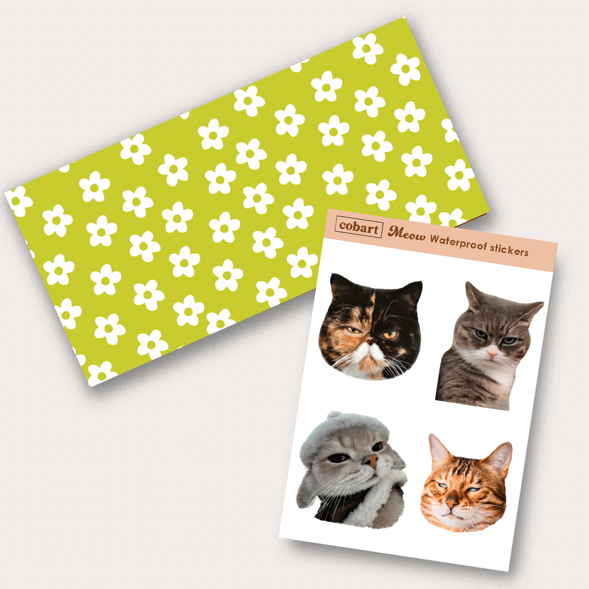 Набір 3Д стікер та конверт для грошей «Flower»