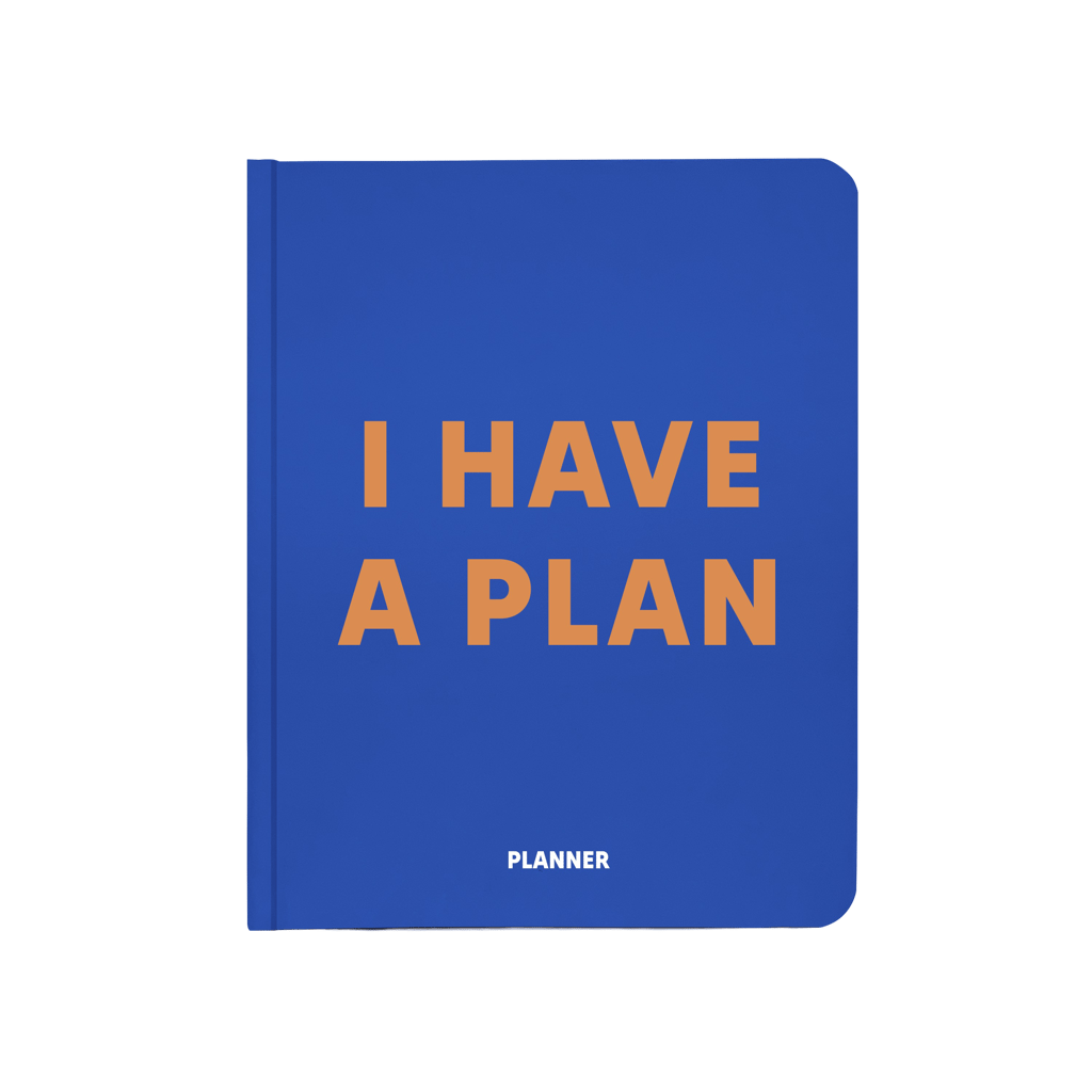 Обкладника "Блокнот для планування "I HAVE A PLAN" синій" Обкладинка "Блокнот для планування "I HAVE A PLAN" синій"