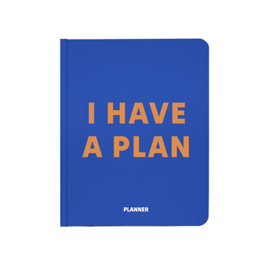 Блокнот для планування "I HAVE A PLAN" синій