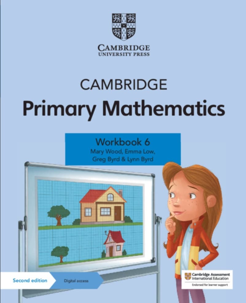 Обкладника "Cambridge Primary Mathematics (2nd Edition). Workbook 6 with Digital Access (1 Year)" Обкладинка "Cambridge Primary Mathematics (2nd Edition). Workbook 6 with Digital Access (1 Year)"