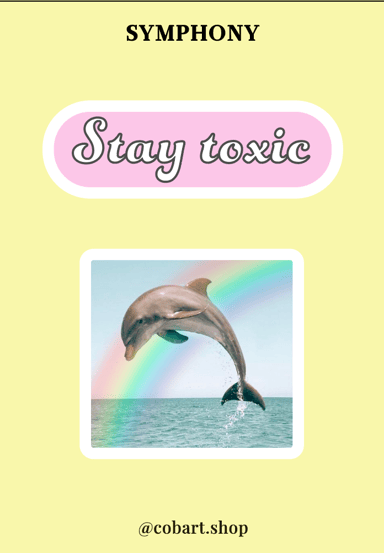 Об'ємні стікери «Symphony»