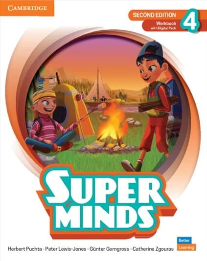 Обкладника "Super Minds (2nd Edition). Level 4. Workbook with Digital Pack" Обкладинка "Super Minds (2nd Edition). Level 4. Workbook with Digital Pack"