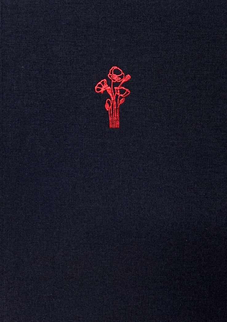 Обкладника "Блокнот «Маки» чорний" - 1 Фото Превью "Блокнот «Маки» чорний" - Фото №1