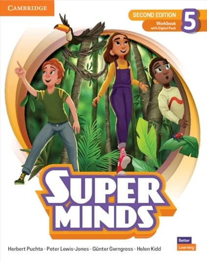 Обкладника "Super Minds (2nd Edition). Level 5. Workbook with Digital Pack" Обкладинка "Super Minds (2nd Edition). Level 5. Workbook with Digital Pack"