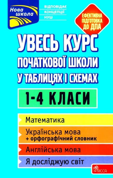 Увесь курс початкової школи у таблицях і схемах. 1-4 класи