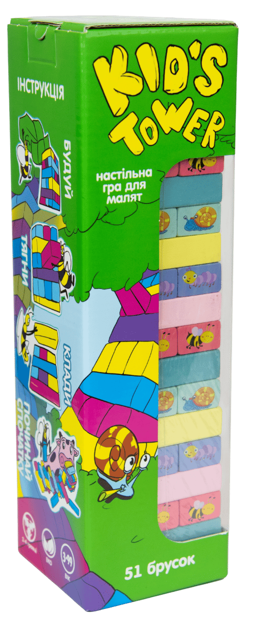 Обкладника "Розважальна гра «Kid's Tower»" Обкладинка "Розважальна гра «Kid's Tower»"