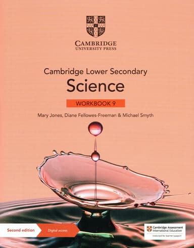 Cambridge Lower Secondary Science (2nd Edition). Workbook 9 with Digital Access (1 Year)
