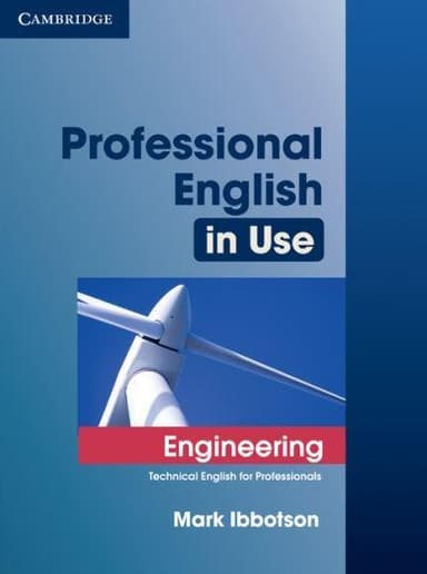 Professional English in Use. Engineering