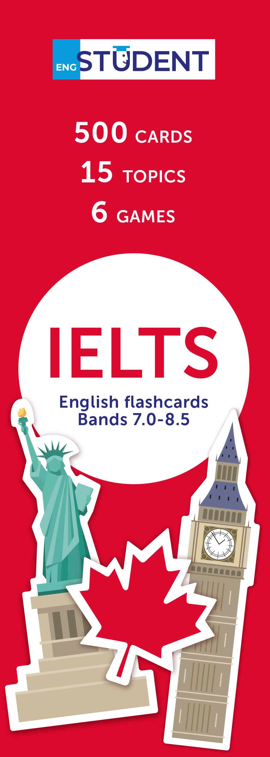 Обкладника "Картки для вивчення - IELTS" Обкладинка "Картки для вивчення - IELTS"