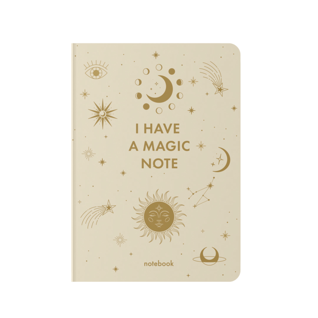 Обкладника "Блокнот "I have MAGIC plan" бежевий" - 1 Фото Превью "Блокнот "I have MAGIC plan" бежевий" - Фото №1