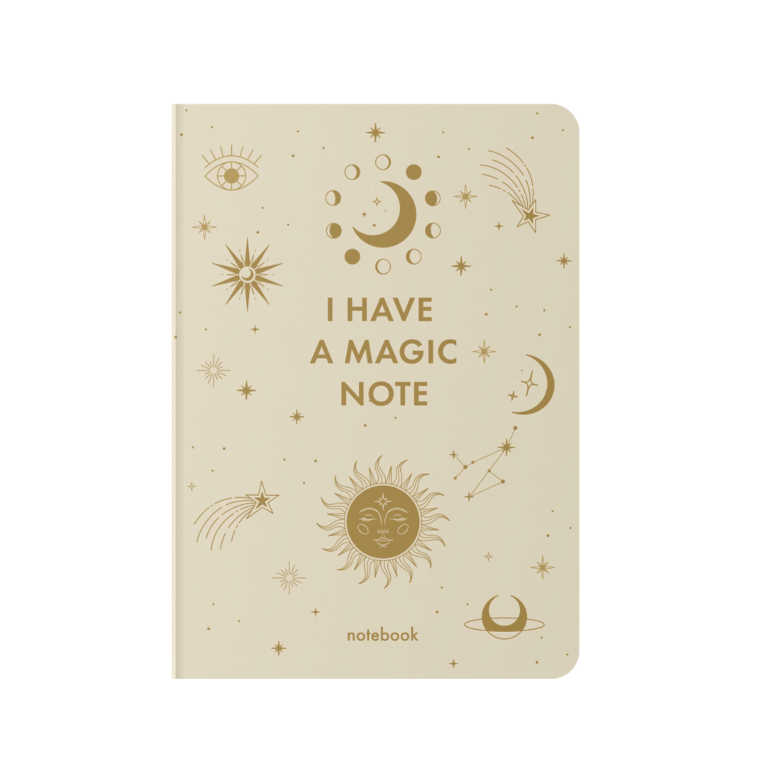 Блокнот "I have MAGIC plan" бежевий
