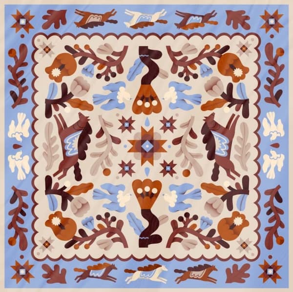 Обкладника "Хустинка «Подих неба»" Обкладинка "Хустинка «Подих неба»"