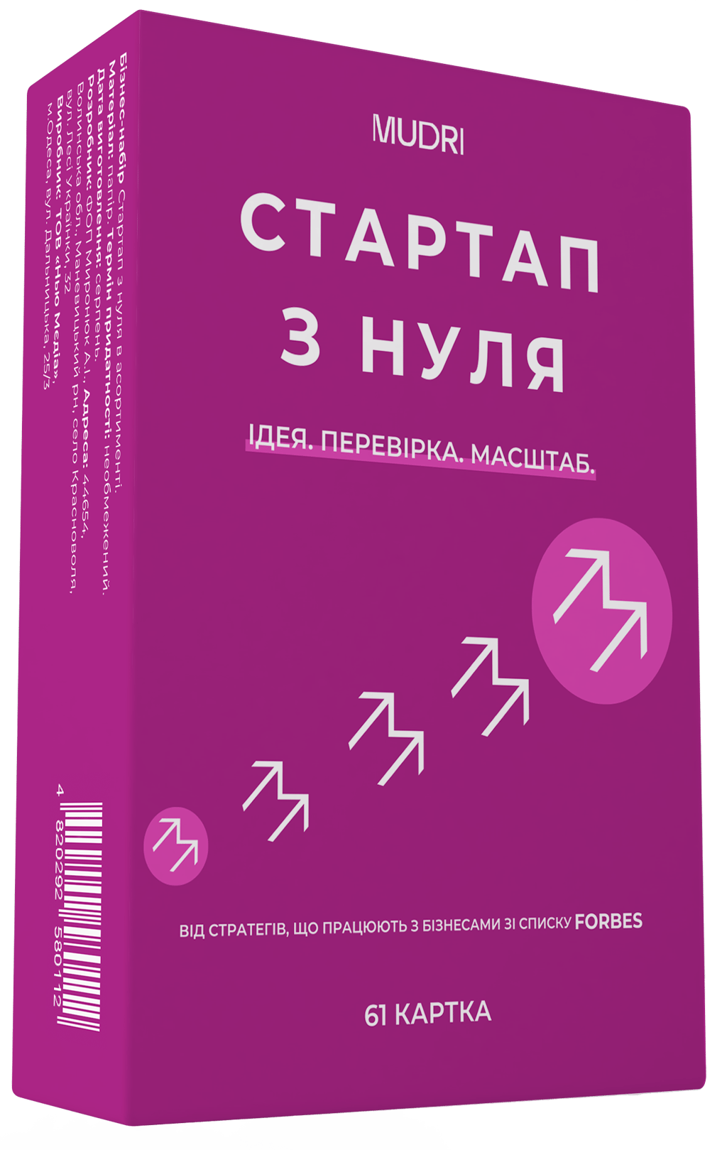 Обкладника "Набір карток «Стартап з нуля»" Обкладинка "Набір карток «Стартап з нуля»"
