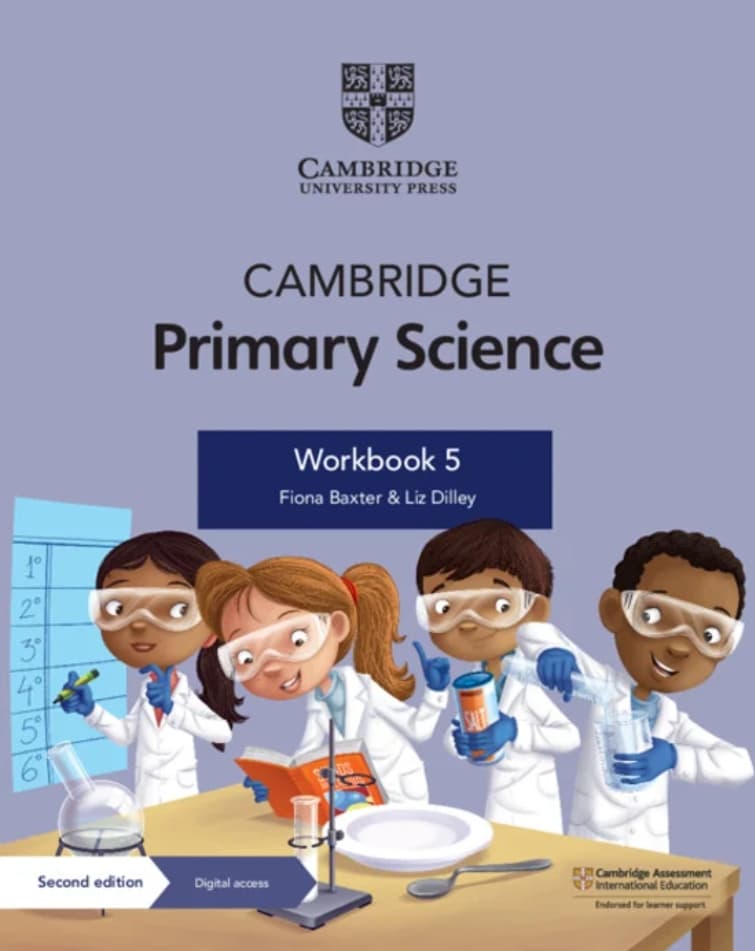 Обкладника "Cambridge Primary Science (2nd Edition). Workbook 5 with Digital Access (1 Year)" Обкладинка "Cambridge Primary Science (2nd Edition). Workbook 5 with Digital Access (1 Year)"