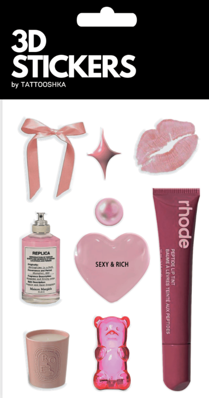 Обкладника "3D стікери «Sexy&Rich»" Обкладинка "3D стікери «Sexy&Rich»"