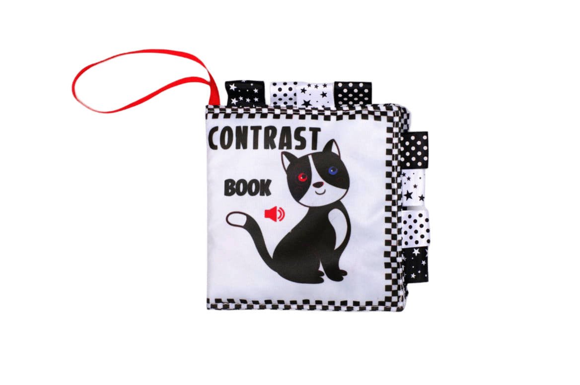 Контрастна книжка «Котик - Contrast book»