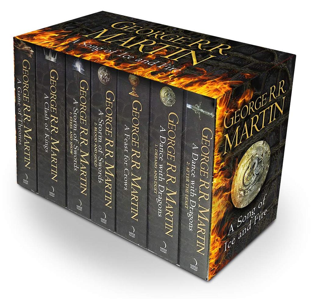 Обкладника "A Song of Ice and Fire. Box set - 7 books" Обкладинка "A Song of Ice and Fire. Box set - 7 books"