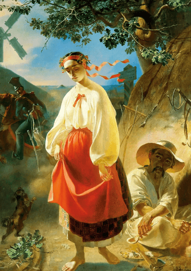 Пазл дерев'яний «Катерина. Тарас Шевченко»