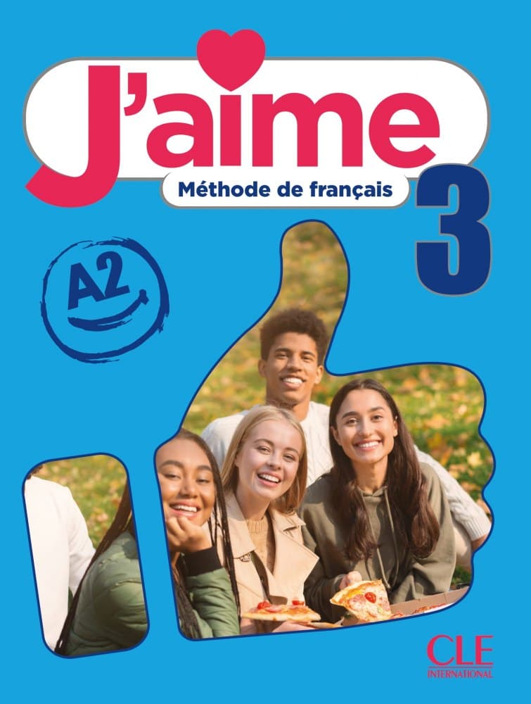 Обкладника "J'aime 3 (A2). Livre de l'élève" Обкладинка "J'aime 3 (A2). Livre de l'élève"