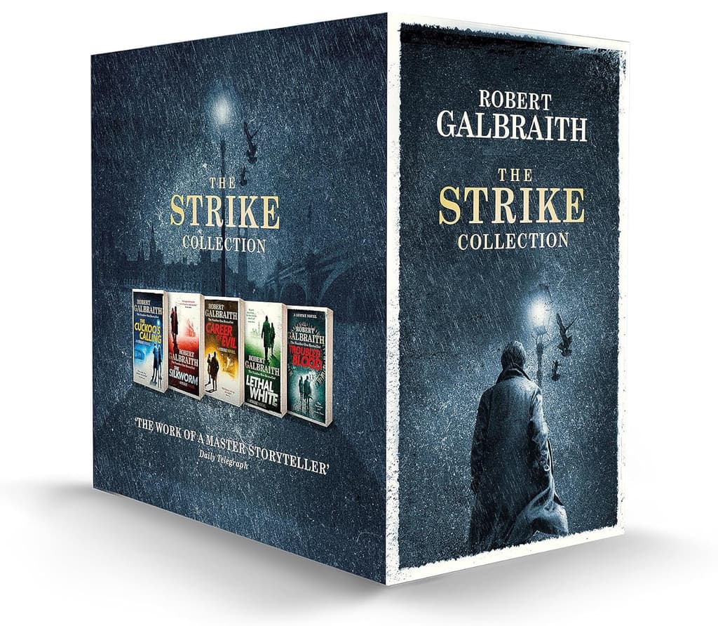 Обкладника "Cormoran Strike Collection Box Set 1-5 Books" - 1 Фото Превью "Cormoran Strike Collection Box Set 1-5 Books" - Фото №1