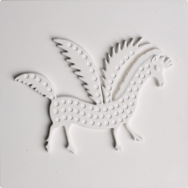 Гіпсова картина «Крилатий кінь»