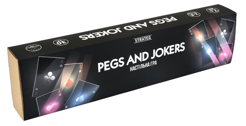 Обкладника "Настільна гра «Pegs and Jokers»" Обкладинка "Настільна гра «Pegs and Jokers»"