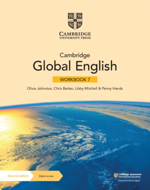 Обкладника "Cambridge Global English (2nd Edition). Workbook 7 with Digital Access (1 Year)" Обкладинка "Cambridge Global English (2nd Edition). Workbook 7 with Digital Access (1 Year)"