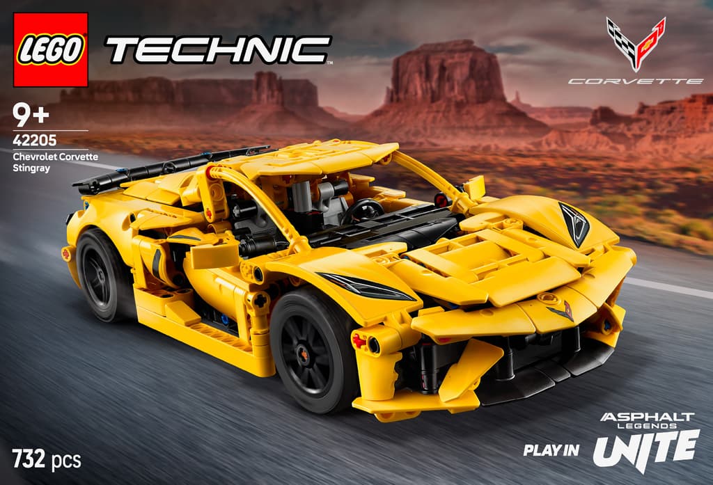 Обкладника "Конструктор LEGO Chevrolet Corvette Stingray" Обкладинка "Конструктор LEGO Chevrolet Corvette Stingray"