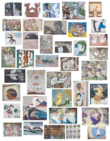 Чипси: Українські наївні мозаїки, 1950-90