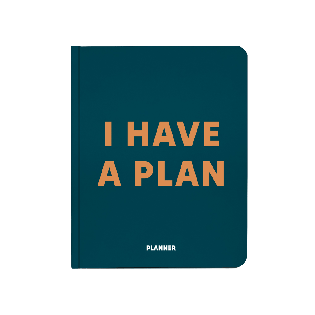 Обкладника "Блокнот для планування "I HAVE A PLAN" зелений" - 1 Фото Превью "Блокнот для планування "I HAVE A PLAN" зелений" - Фото №1