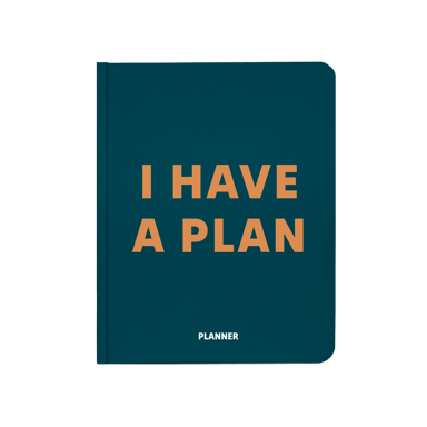 Блокнот для планування "I HAVE A PLAN" зелений