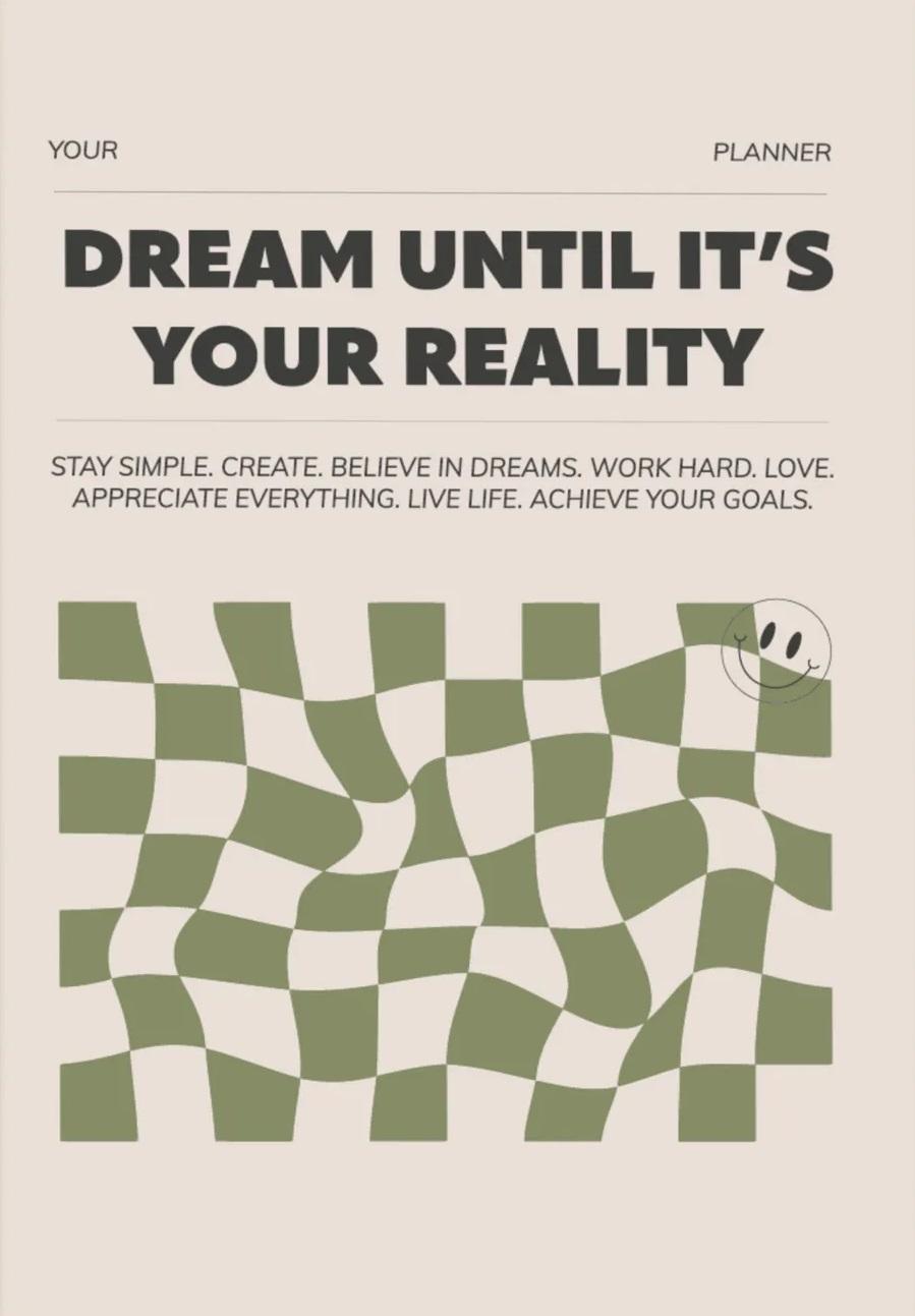 Планер «Dream until it’s your reality»