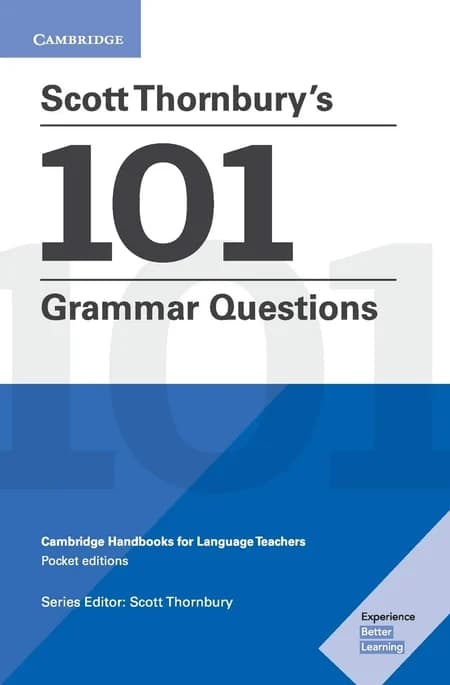 Обкладника "Scott Thornbury's 101 Grammar Questions" Обкладинка "Scott Thornbury's 101 Grammar Questions"