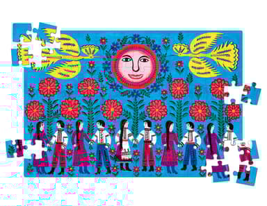 Пазл дерев'яний «Наша Армія, наші хранителі» Марія Примаченко