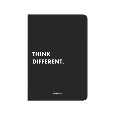 Блокнот "Think Different" чорний