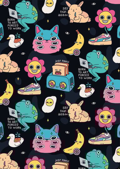 Скетчбук «Паніка» на скобі A5